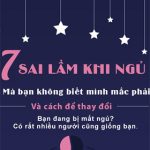 7 sai lầm khi đi ngủ khiến bạn “thao thức cả đêm”