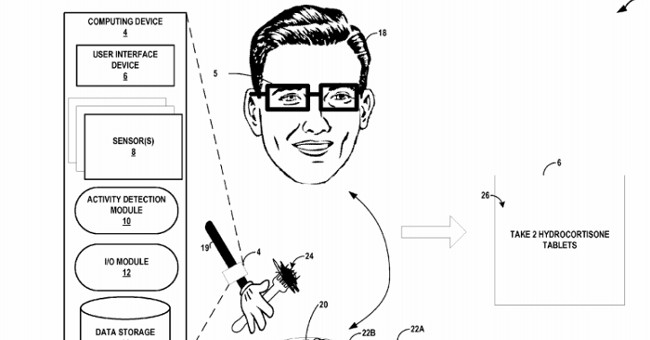 Google đăng ký sáng chế thiết bị giống smartwatch nhắc nhở dùng thêm dược phẩm khi ăn
