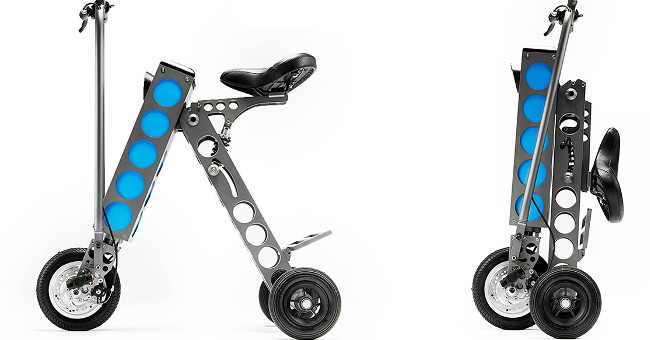 URB-E: Scooter chạy pin, có thể gấp lại được