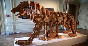 Bản dựng “sư tử máy” của Leonardo da Vinci