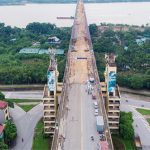 Toàn cảnh đại công trường sửa chữa cầu Thăng Long, Hà Nội