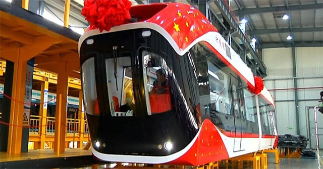 Trung Quốc sắp thử nghiệm tàu đệm từ chạy trên đường ray “lộn ngược”