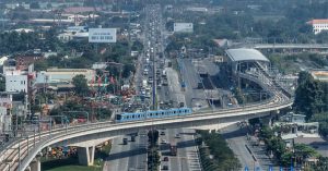 Hành trình hơn 10km chạy thử trên cao của tàu metro số 1