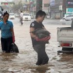 Bão Tembin đổ bộ vào Hàn Quốc gây nhiều thiệt hại