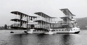 Chiếc máy bay 9 cánh kỳ dị này được thiết kế để băng qua Đại Tây Dương vào năm 1920