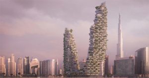 UAE lên kế hoạch xây nhà chọc trời đôi có 30.000 cây
