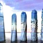 Cao ốc uốn mình trong gió