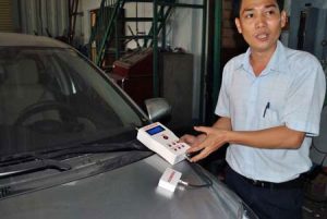 Thiết bị đo màu xe ô tô