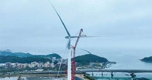 Trung Quốc lắp turbine gió 18 MW đầu tiên trên thế giới