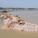 118 giờ vá hồ nước ngọt lớn nhất Trung Quốc