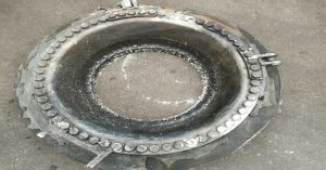 Vật thể lạ bốc cháy trên đỉnh núi Trung Quốc