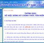 Tên miền tiếng Việt chính thức được triển khai