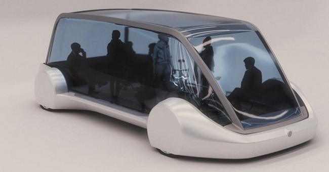 Xe buýt trong suốt chạy 200km/h của tỷ phú Elon Musk