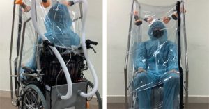 Nhà khoa học Việt thiết kế xe lăn áp lực âm cho bệnh nhân Covid-19
